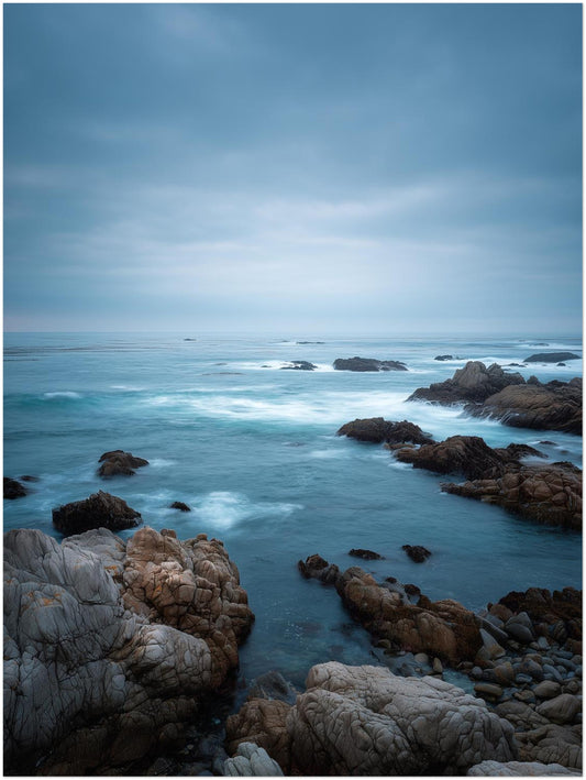 Ruhige Steinküste Poster