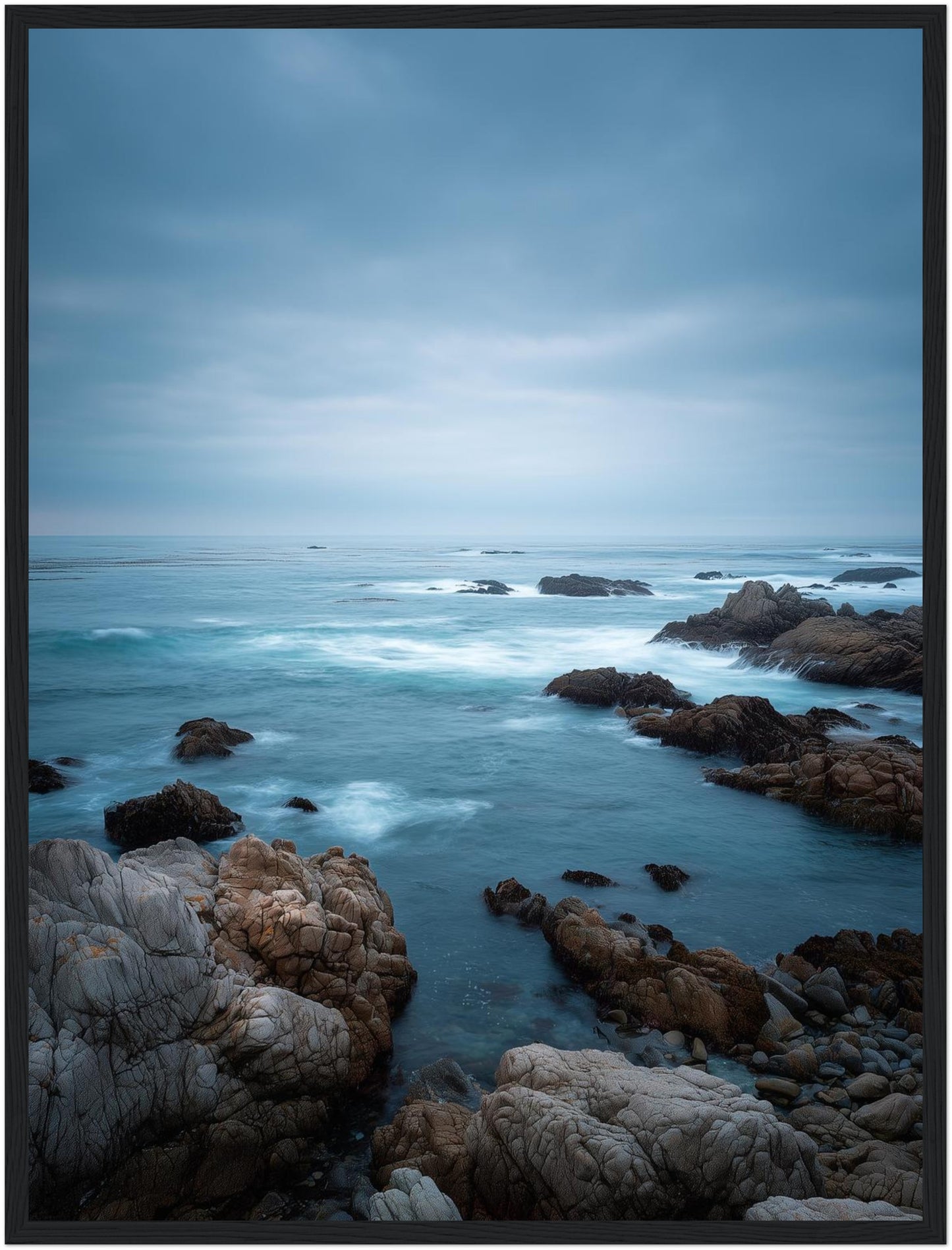 Ruhige Steinküste Poster