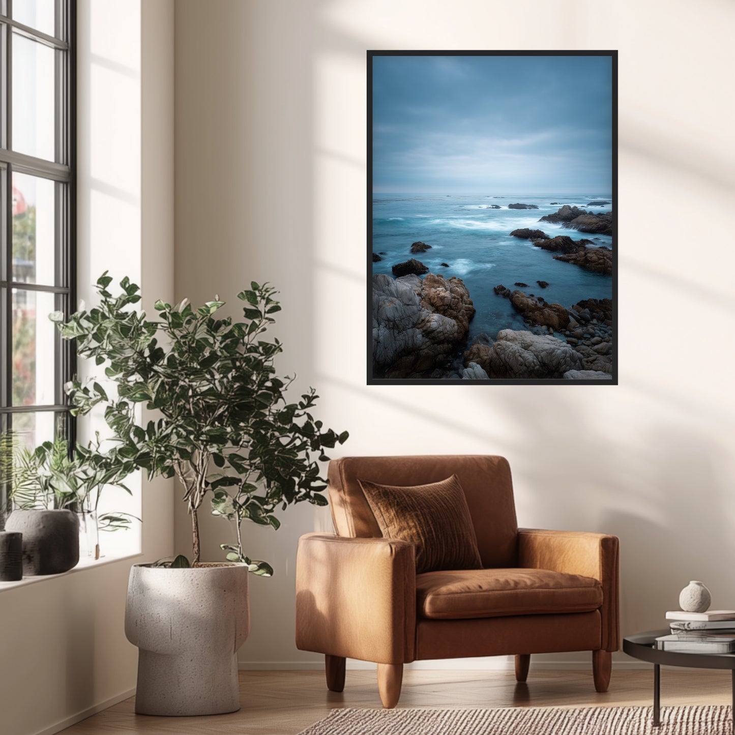 Ruhige Steinküste Poster