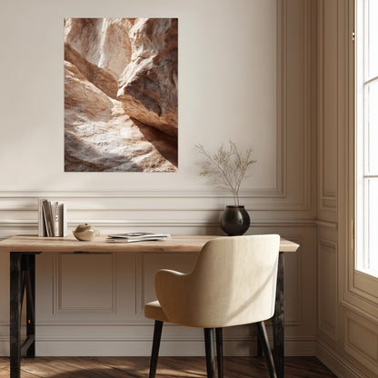 Sandsteinfelsen im Sonnenlicht Leinwandbild