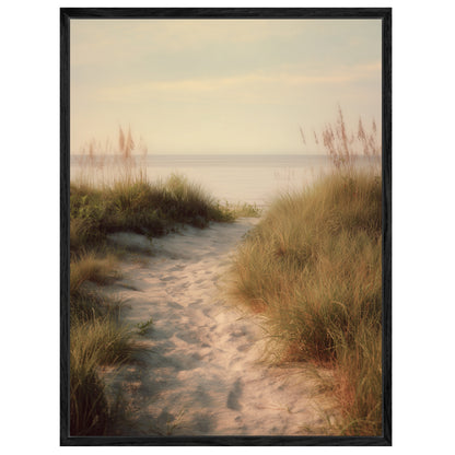 Sandweg durch Dünen Leinwandbild