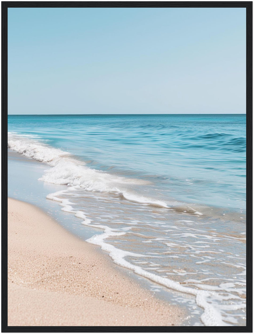 Türkises Meer am Sandstrand Poster Landschaft – mattes Kunstdruck-Papier – Ansicht 5