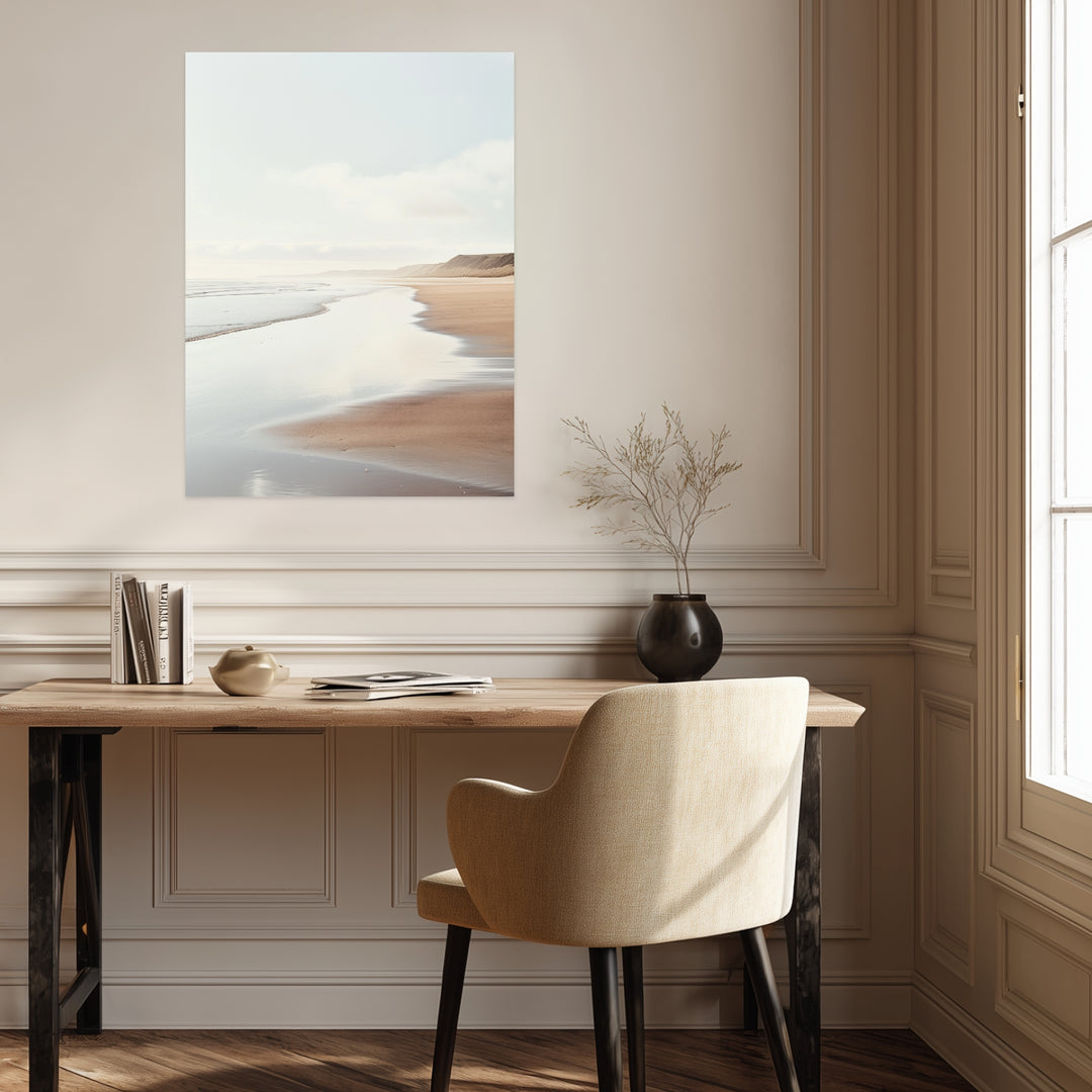 Strandlandschaft am Abend Poster Landschaft – mattes Kunstdruck-Papier – Ansicht 2