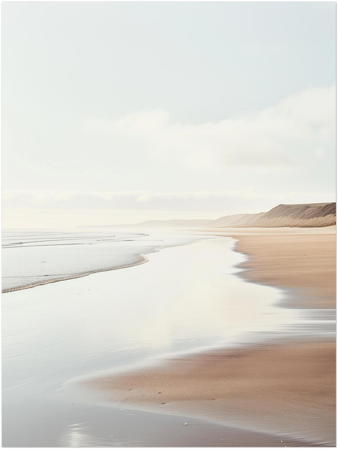 Strandlandschaft am Abend Landschaft – Wandkunst