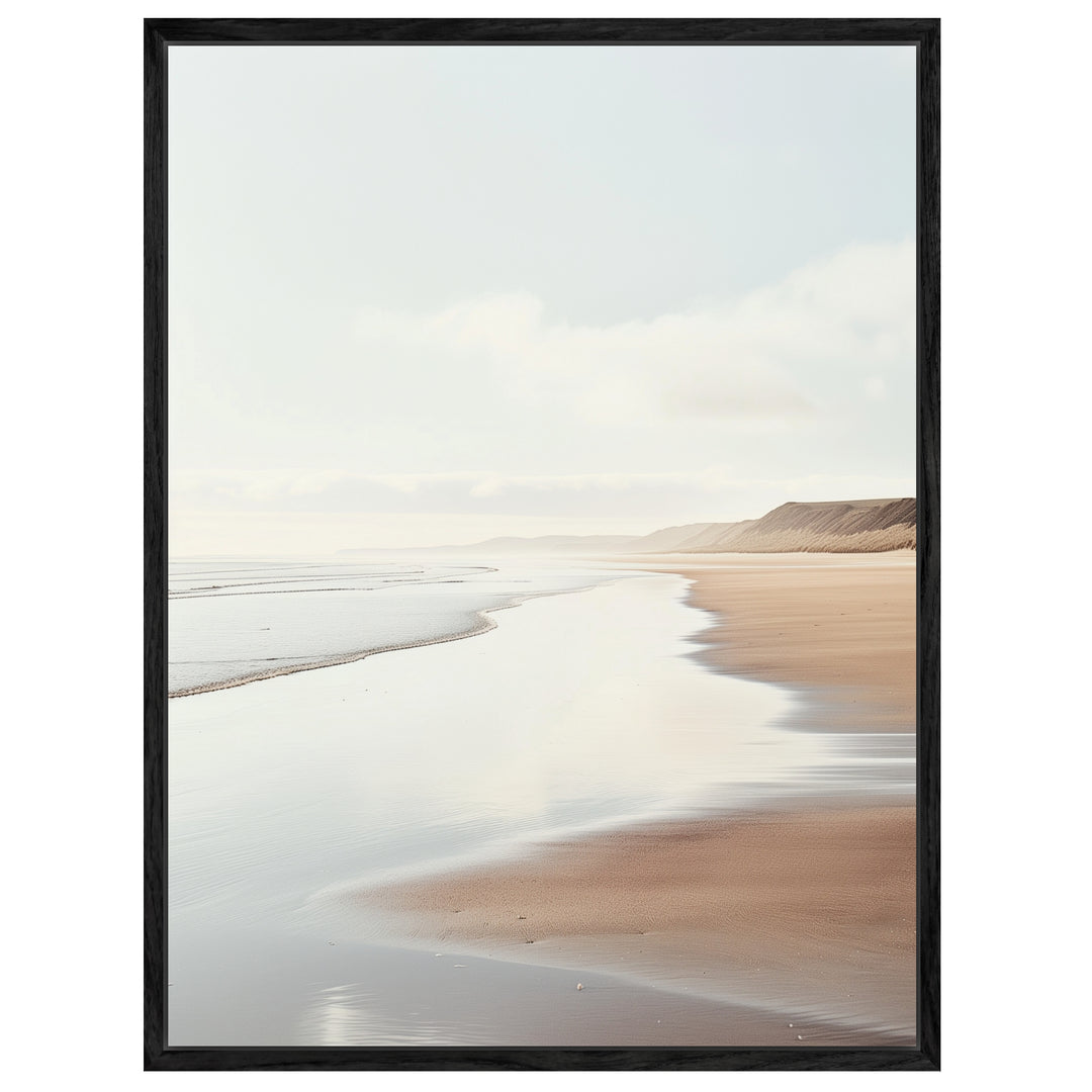 Strandlandschaft am Abend Leinwandbild Landschaft – Leinwand auf Holzrahmen – Ansicht 4