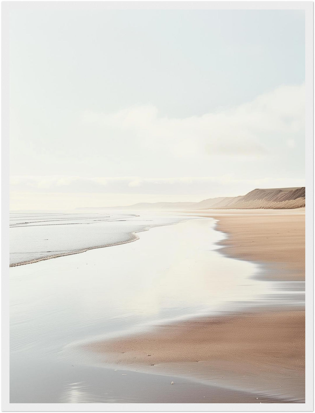Strandlandschaft am Abend Poster Landschaft – mattes Kunstdruck-Papier – Ansicht 5
