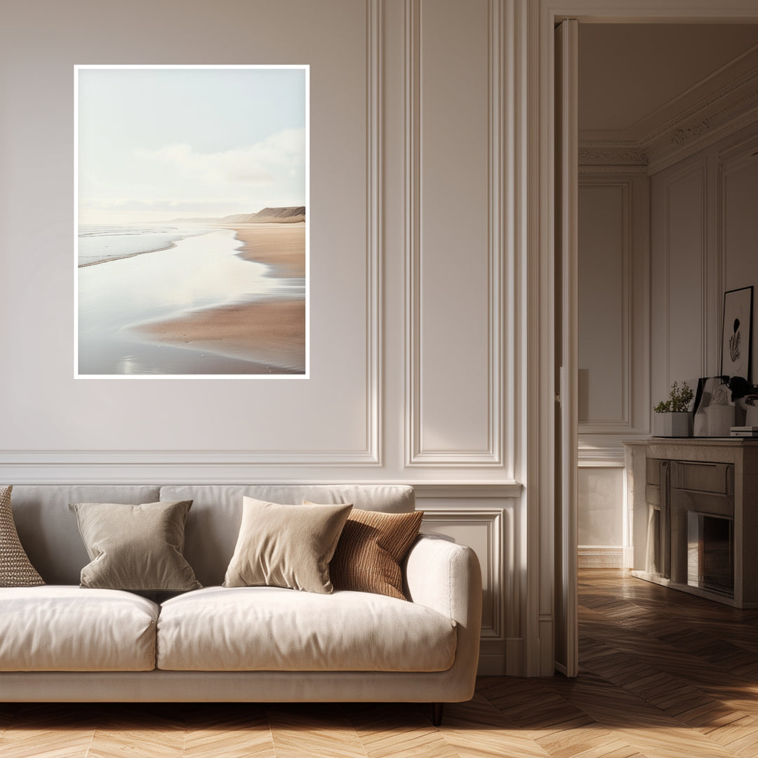 Strandlandschaft am Abend Poster Landschaft – mattes Kunstdruck-Papier – Ansicht 3