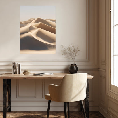 Weite Sandflächen ruhig Poster