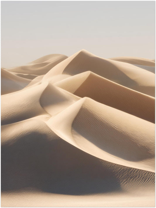 Weite Sandflächen ruhig Poster