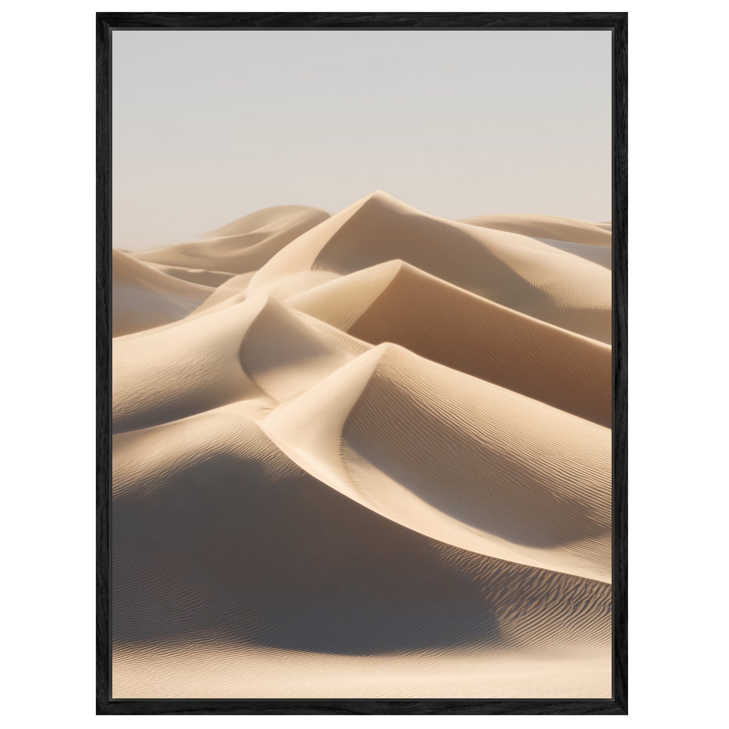 Weite Sandflächen ruhig Leinwandbild