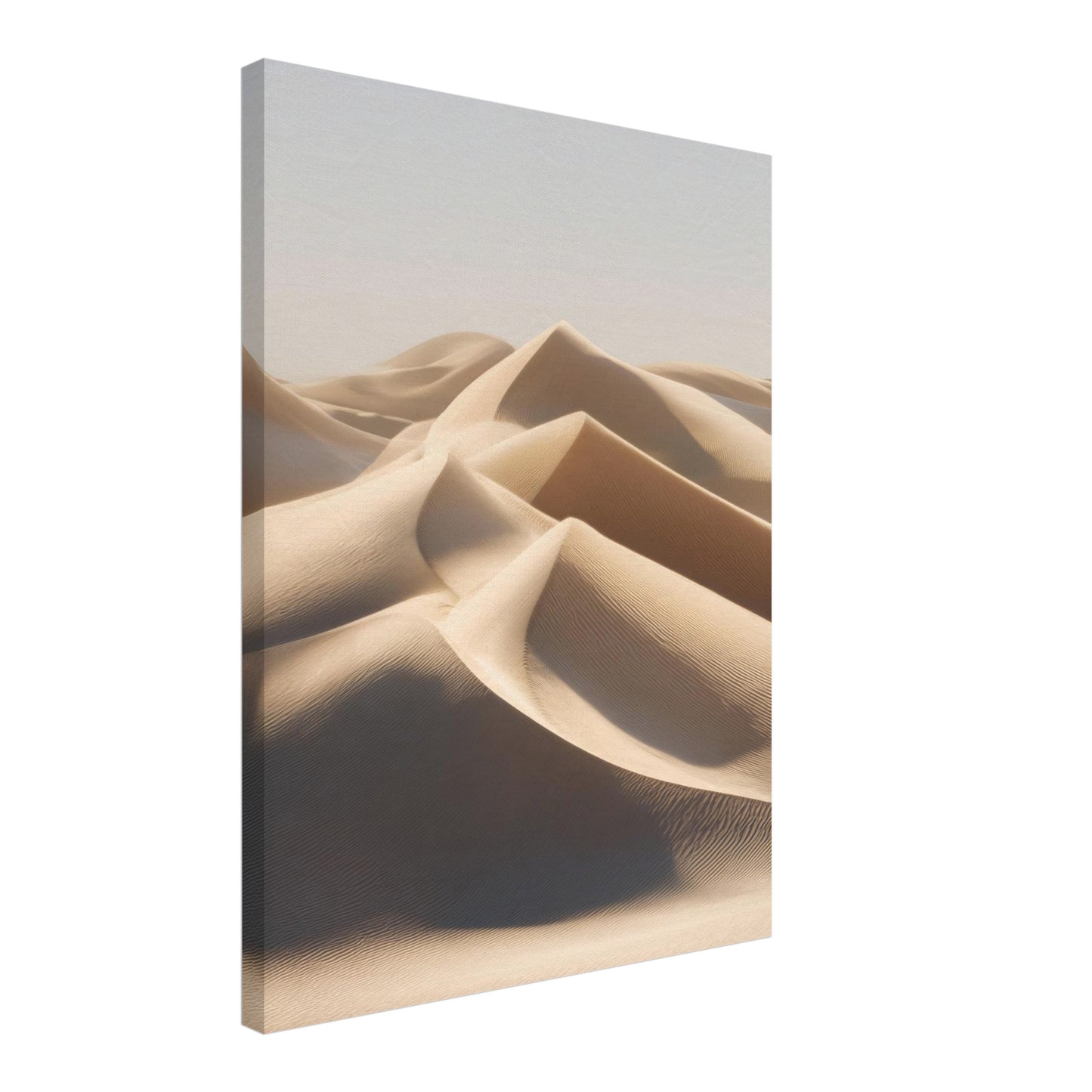Weite Sandflächen ruhig Leinwandbild