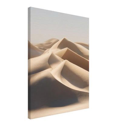 Weite Sandflächen ruhig Leinwandbild