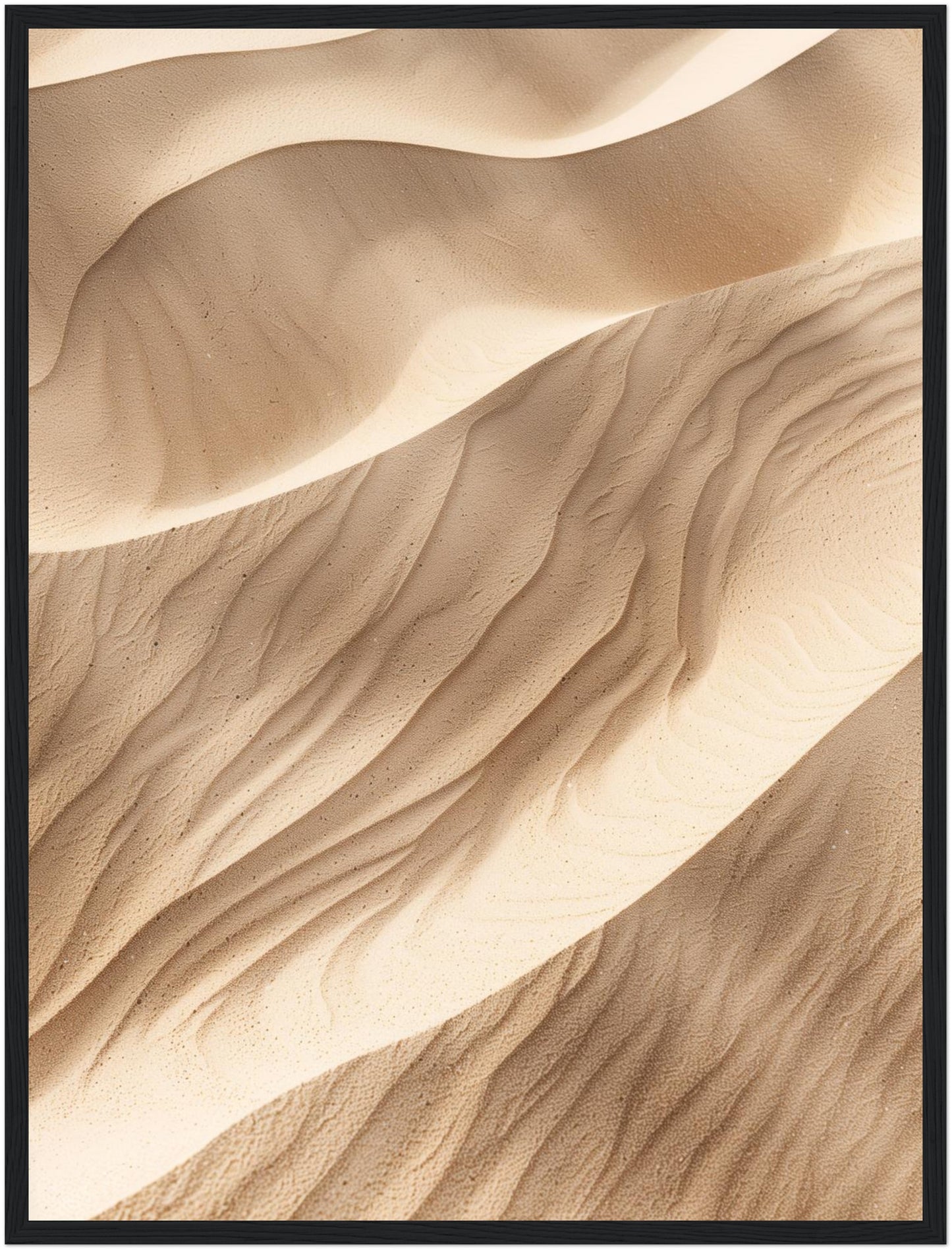 Sanfte Sanddünen im Licht Poster