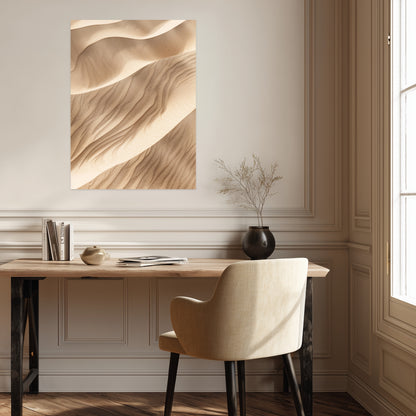 Sanfte Sanddünen im Licht Poster