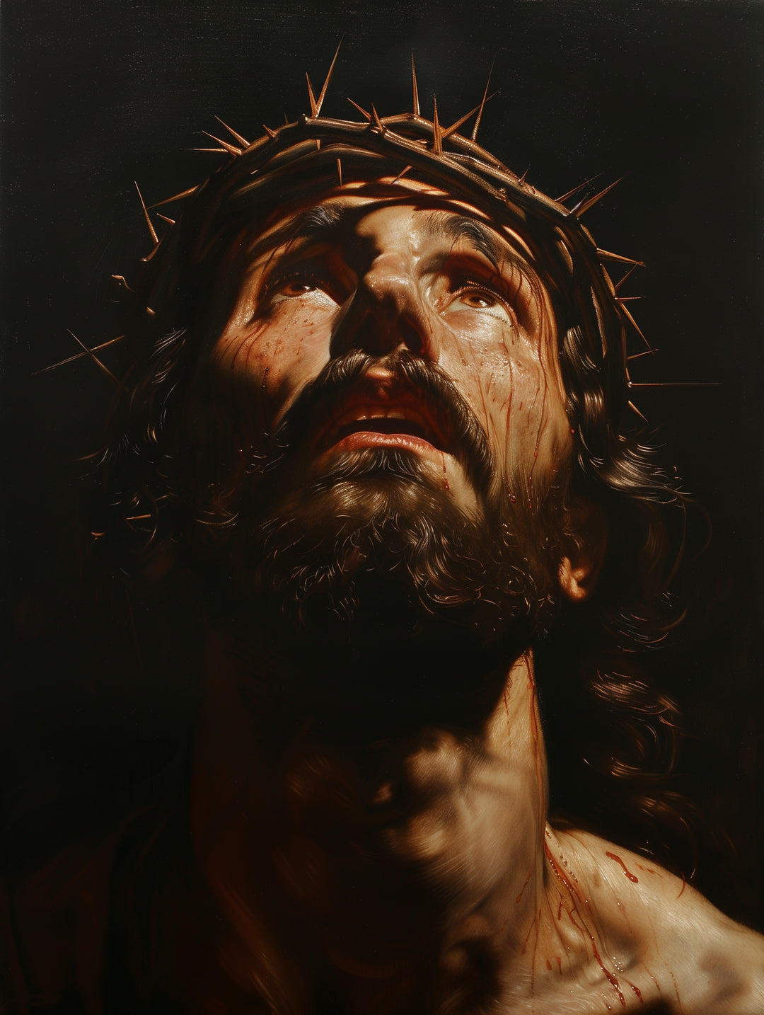 Leidender Jesus spirituell – Wandkunst