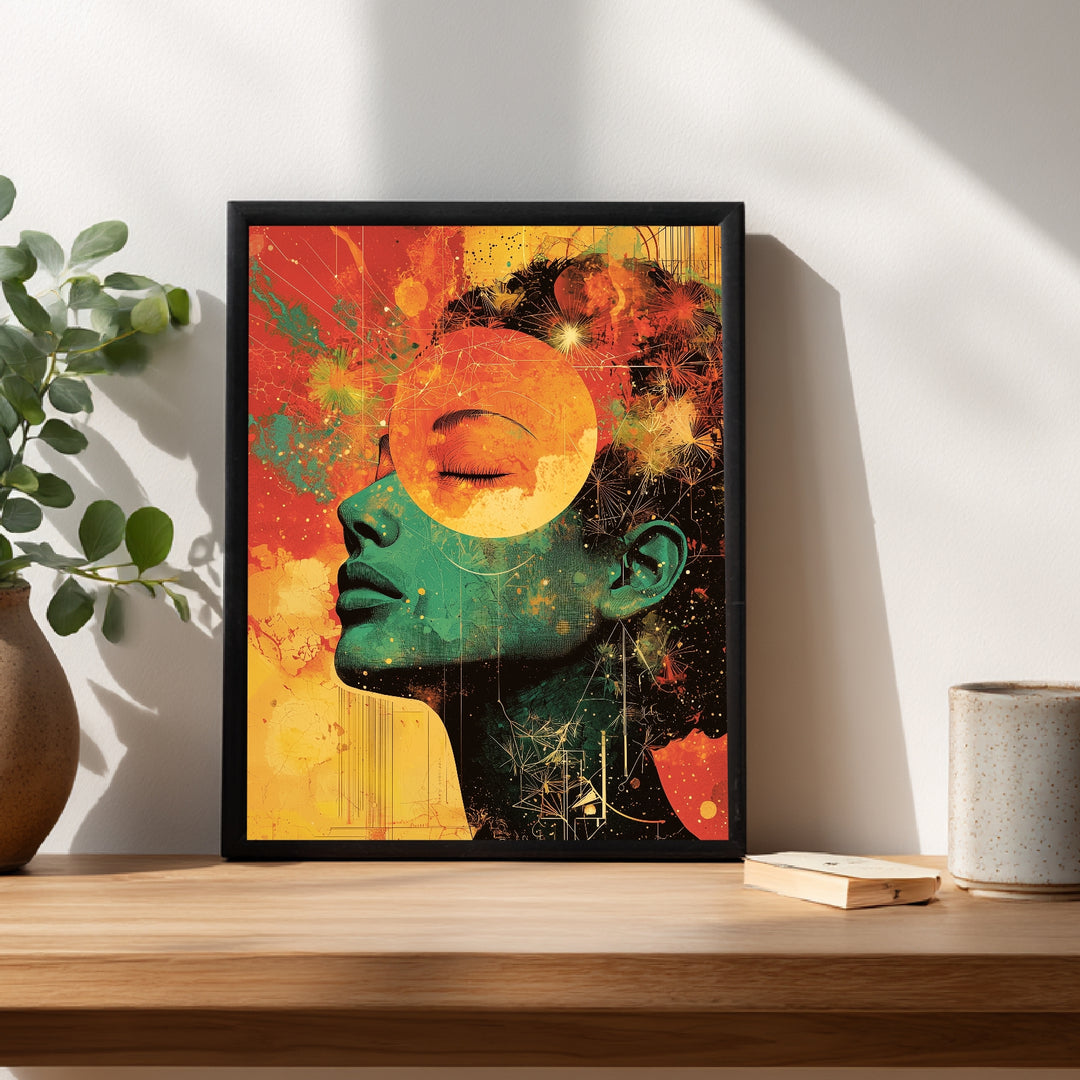 Innere Harmonie Poster spirituell – mattes Kunstdruck-Papier – Ansicht 2