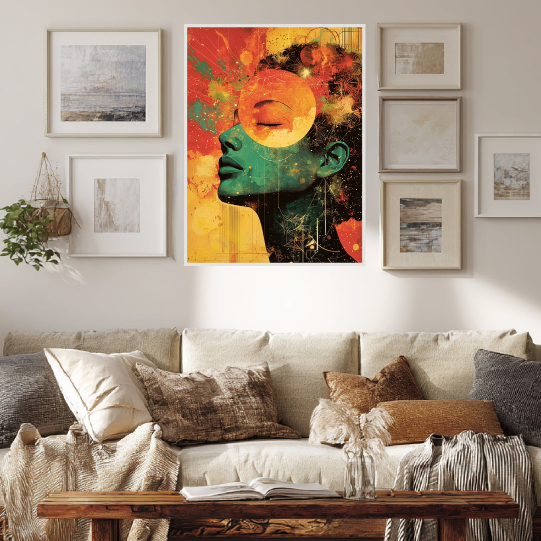 Innere Harmonie Poster spirituell – mattes Kunstdruck-Papier – Ansicht 4