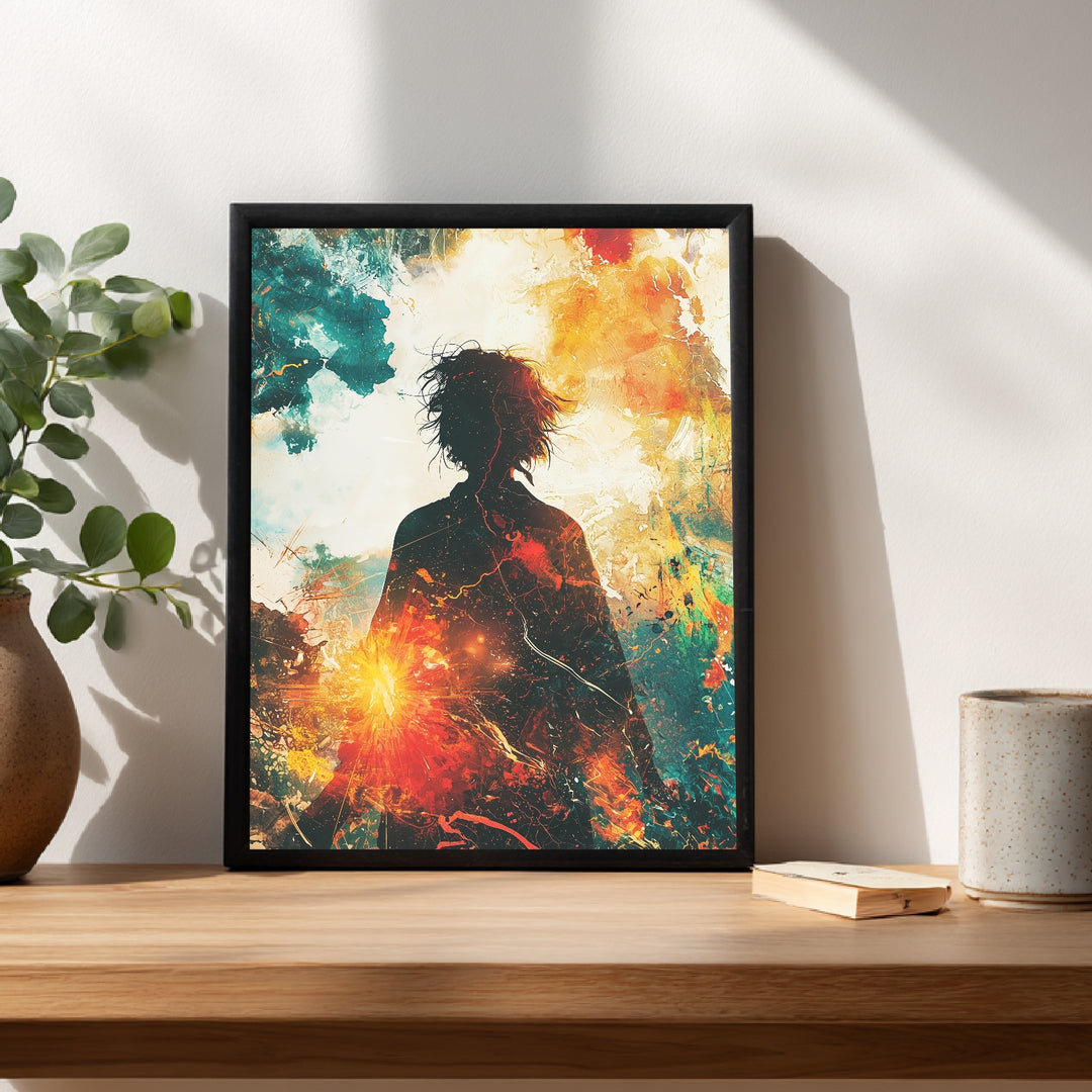 Kraft der Farben Poster spirituell – mattes Kunstdruck-Papier – Ansicht 2