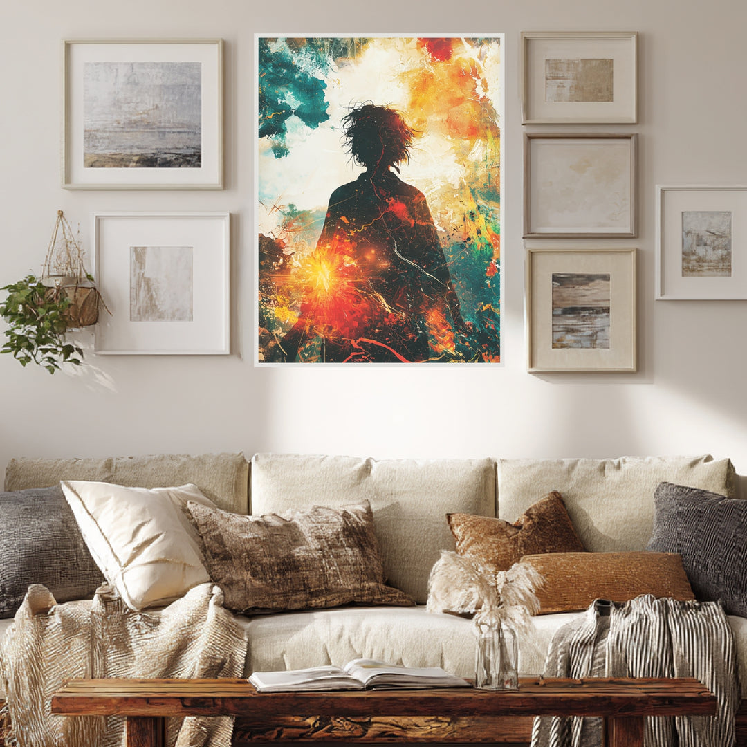 Kraft der Farben Poster spirituell – mattes Kunstdruck-Papier – Ansicht 4