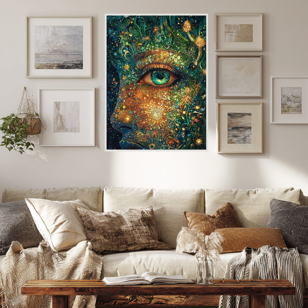 Kosmisches Erwachen Poster spirituell – mattes Kunstdruck-Papier – Ansicht 4