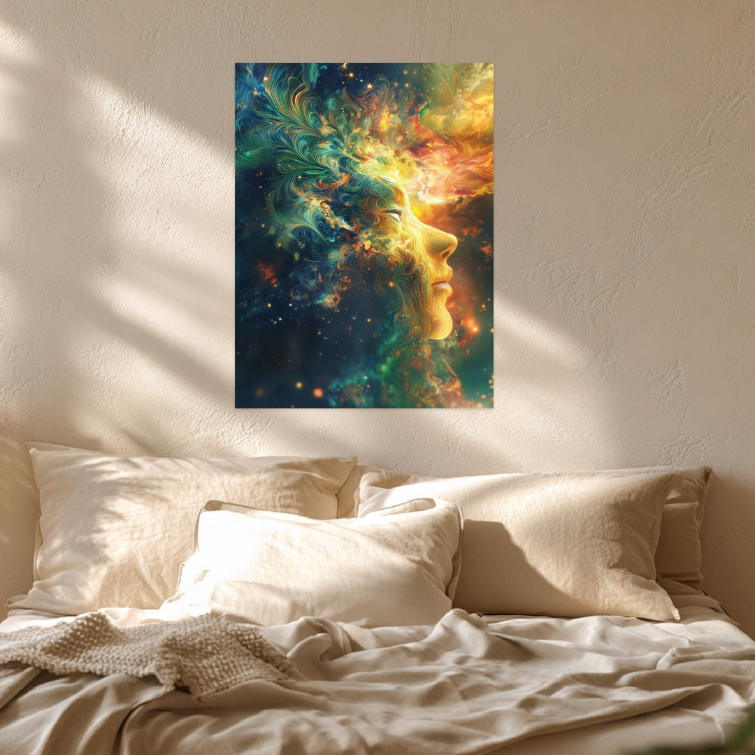 Kosmische Harmonie Poster spirituell – mattes Kunstdruck-Papier – Ansicht 3