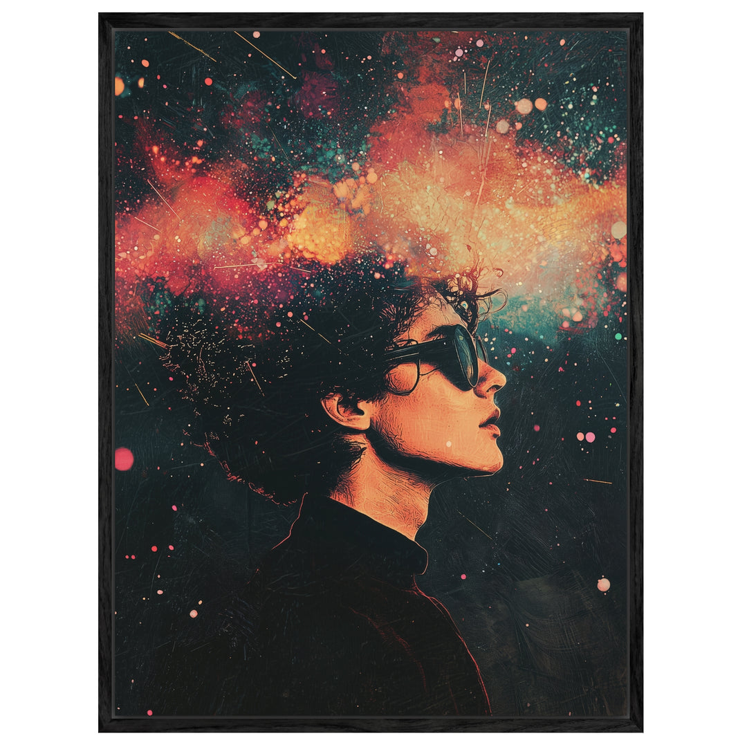 Kosmische Gedankenreise spirituell – Wandkunst