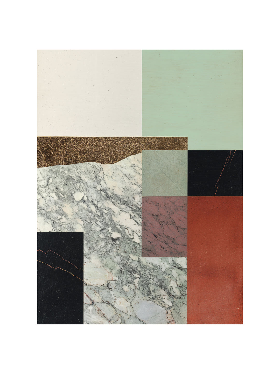 Marmor Geometrie abstrakt – Wandkunst