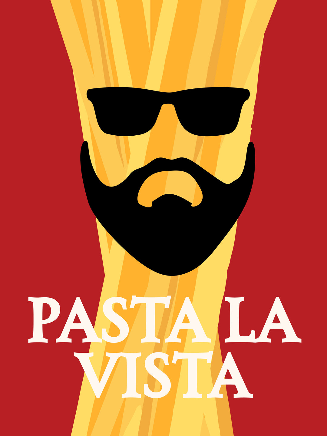 Pasta la Vista Dopamin – Wandkunst