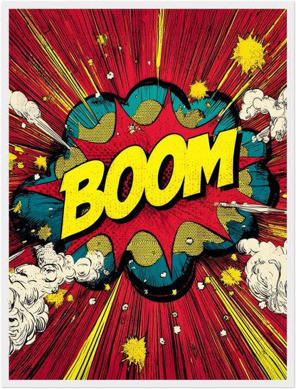 Comic-Explosion Boom Poster