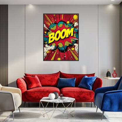 Comic-Explosion Boom Poster