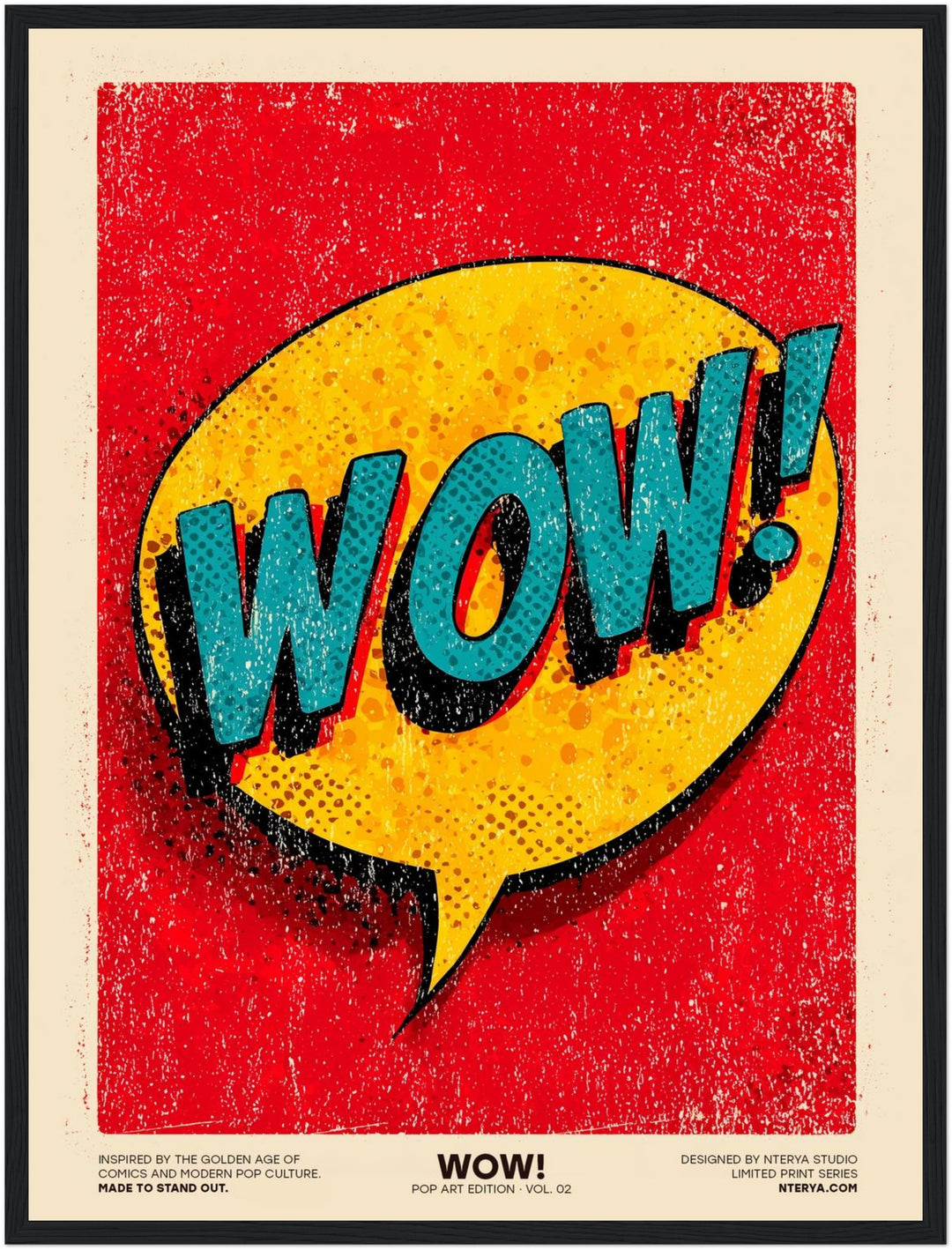 Ausdruck des Staunens Poster Pop Art – mattes Kunstdruck-Papier – Ansicht 5