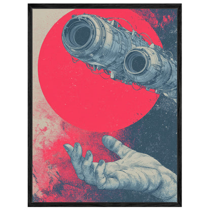 Hand Und Lauf Leinwandbild