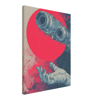 Hand Und Lauf Leinwandbild