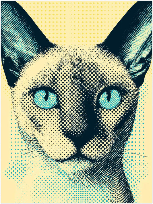 Katze Mit Blick Poster