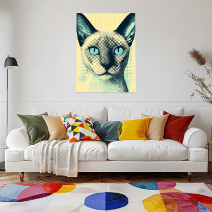 Katze Mit Blick Poster