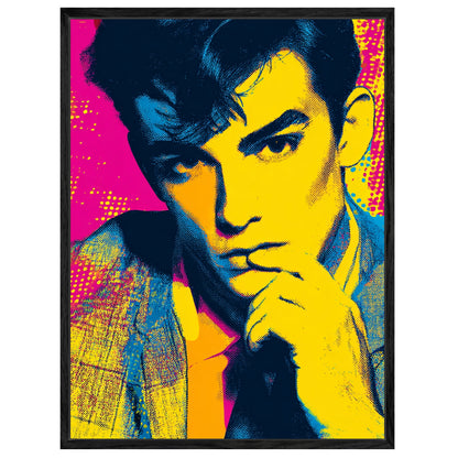 Nachdenklicher Mann Leinwandbild