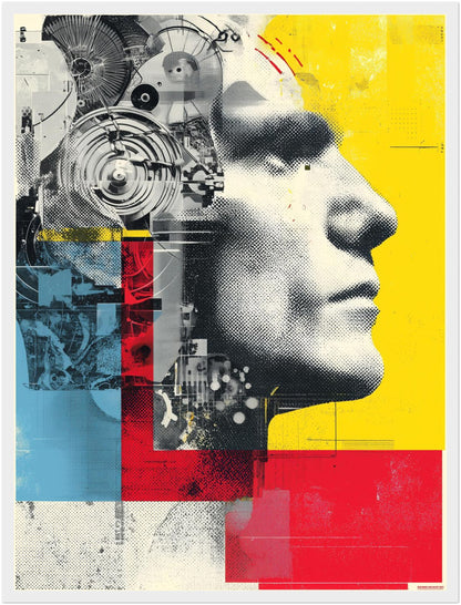 Roboter Mensch Fusion Poster