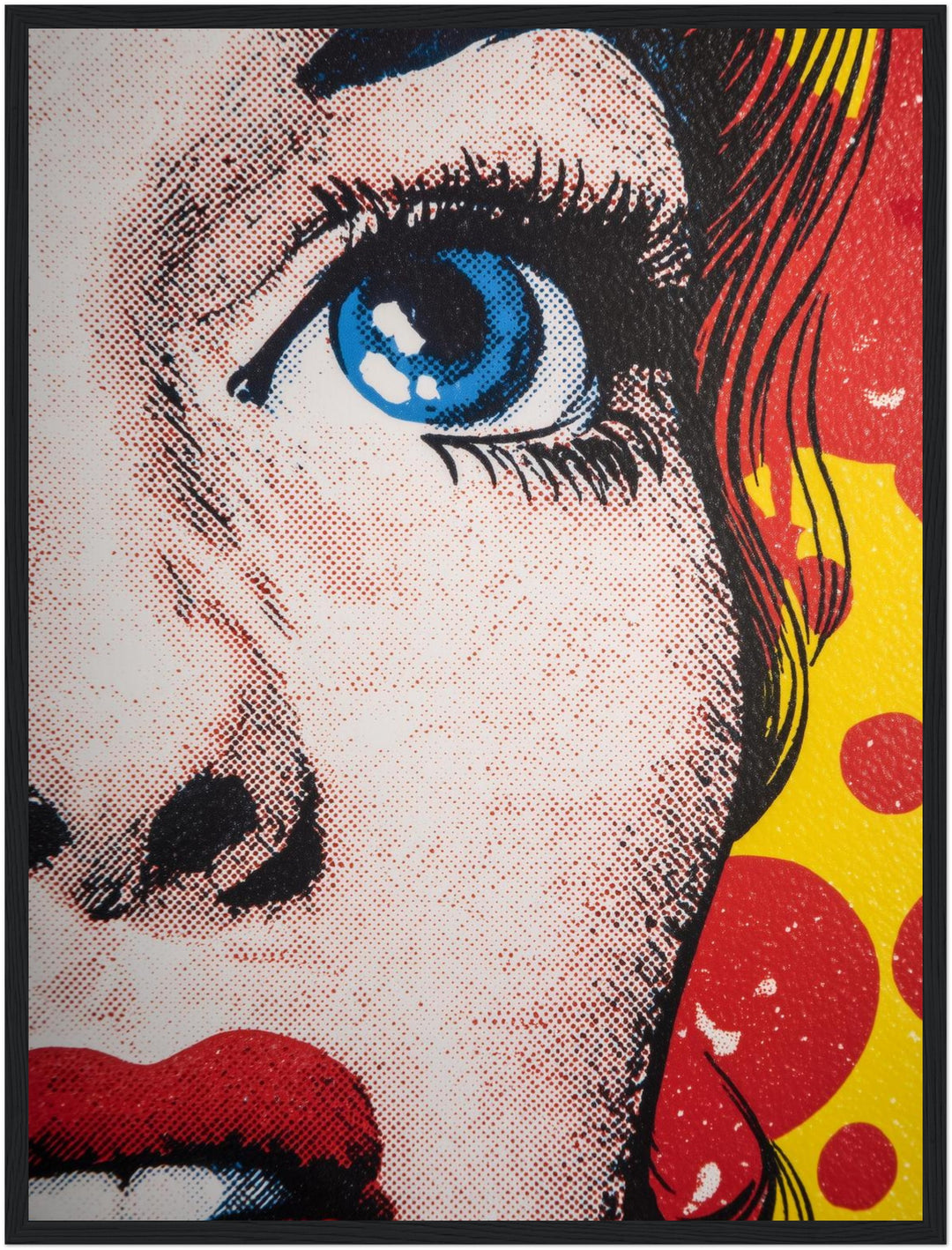 Fasziniert blaue Augen Poster Pop Art – mattes Kunstdruck-Papier – Ansicht 6
