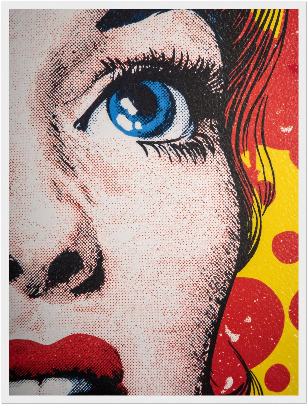 Fasziniert blaue Augen Poster Pop Art – mattes Kunstdruck-Papier – Ansicht 5
