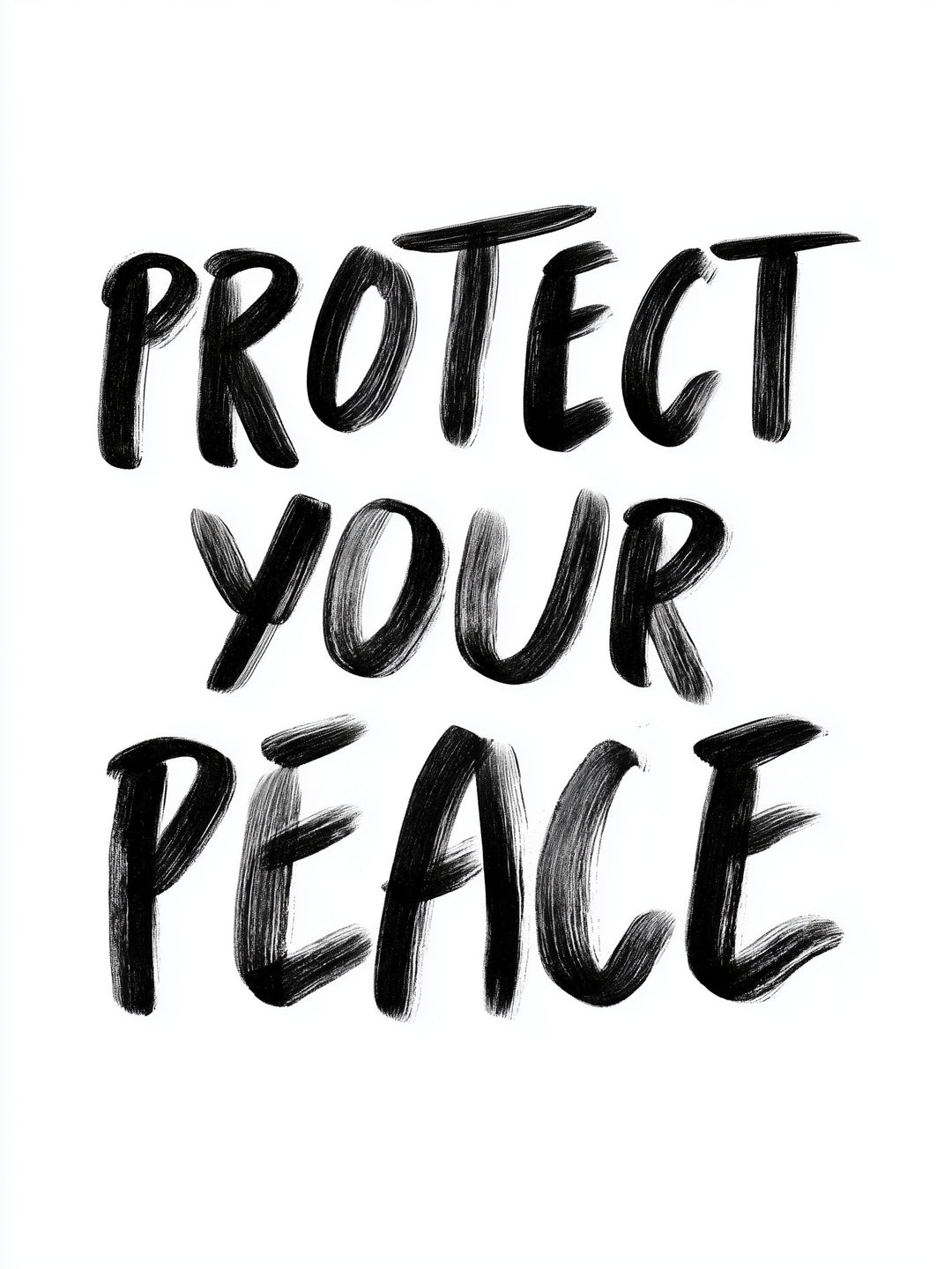 Protect Your Peace  – Wandkunst
