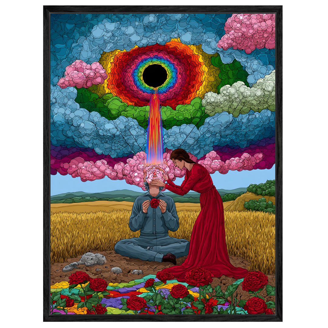 Regenbogen-Portal der Erkenntnis Leinwandbild – Leinwandbild