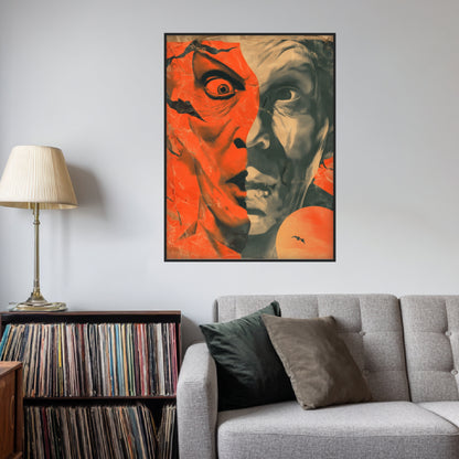 Dramatisches Doppelgesicht Poster