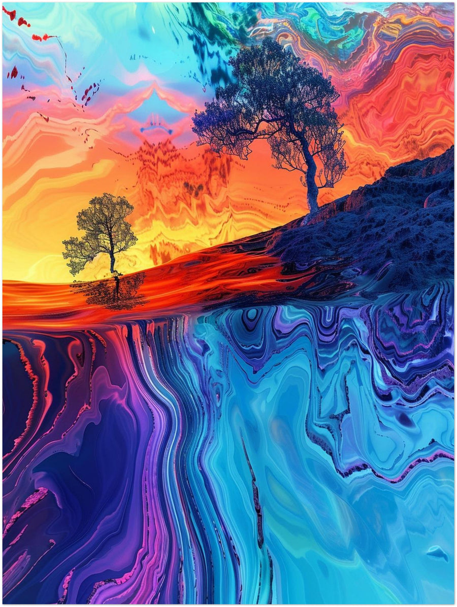 Psychedelic Poster gekonnt setzen