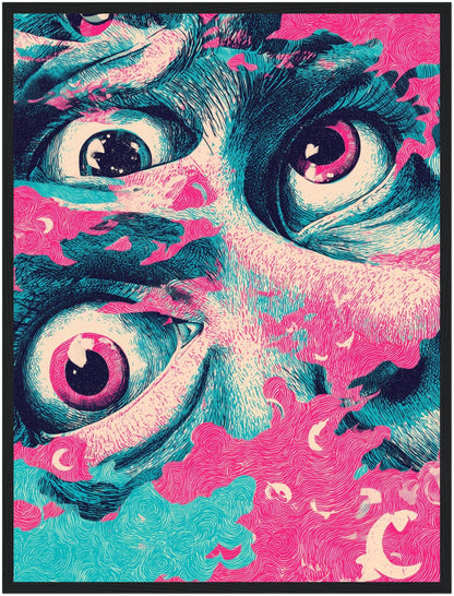 Große expressive Augen Poster