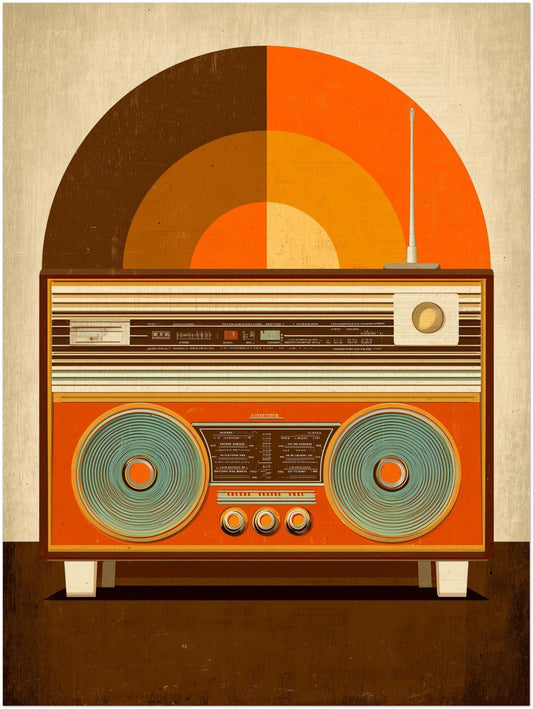 Altes Radio Poster
