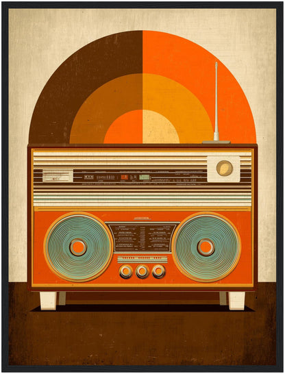 Altes Radio Poster
