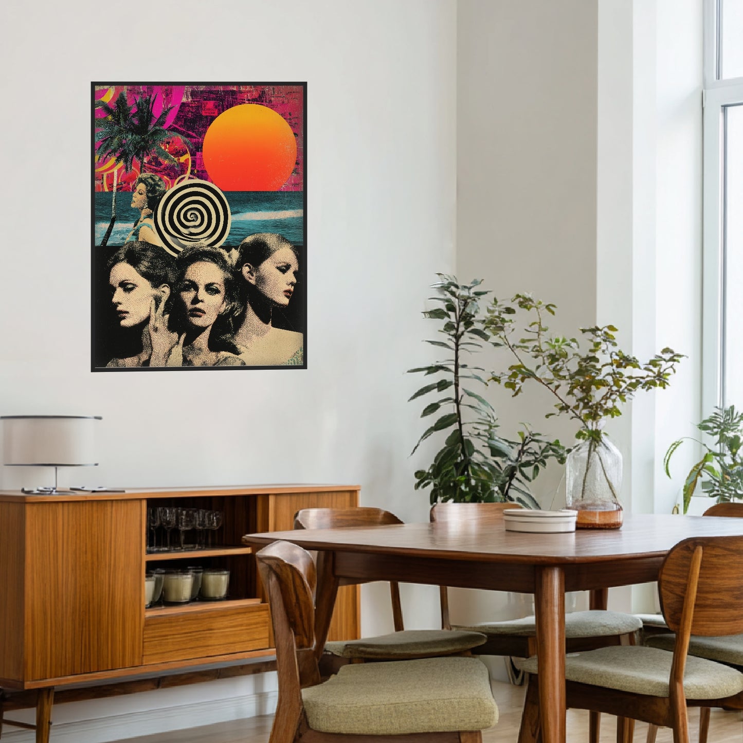 Drei Frauen Porträts Poster