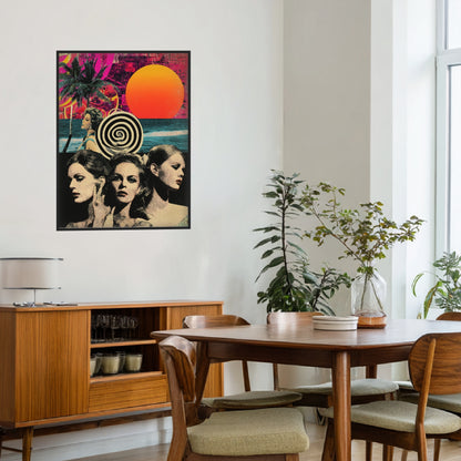 Drei Frauen Porträts Poster