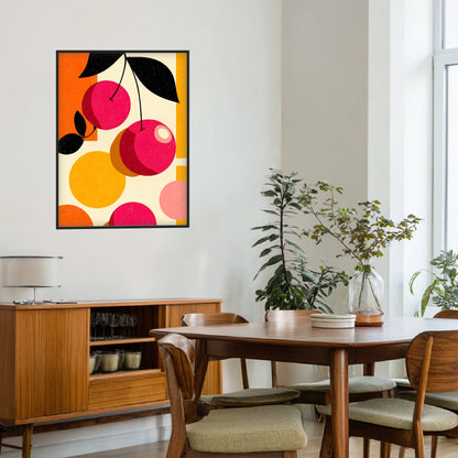 Kirschen Grafik Formen Poster