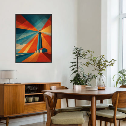 Leuchtturm am Meer Poster